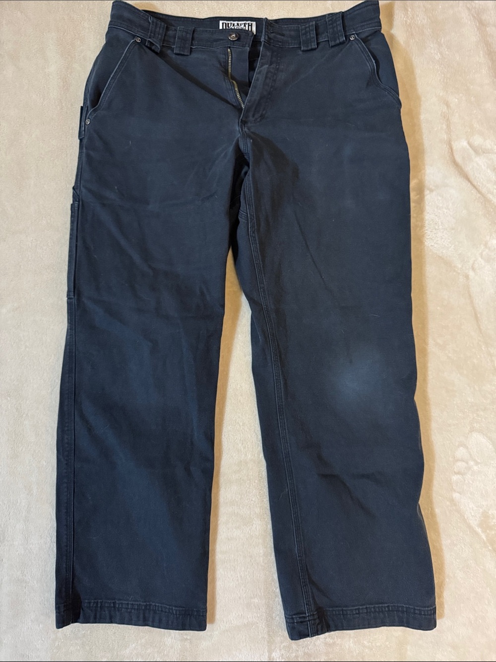 Duluth Trading Black Work Pants with Utility Pocket